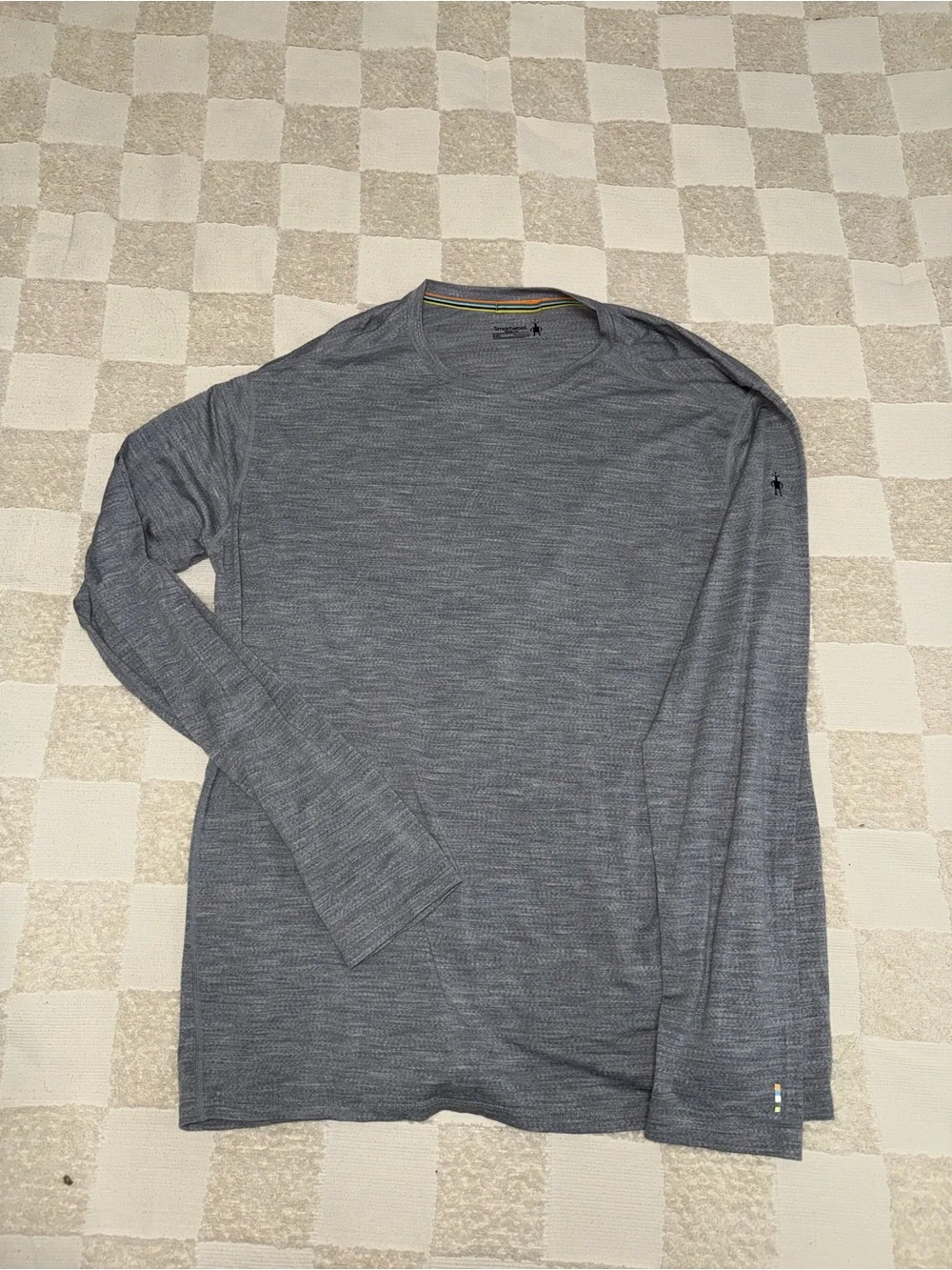 Smartwool Men's Merino 150 Long Sleeve‎ Crewneck Shirt - Gray